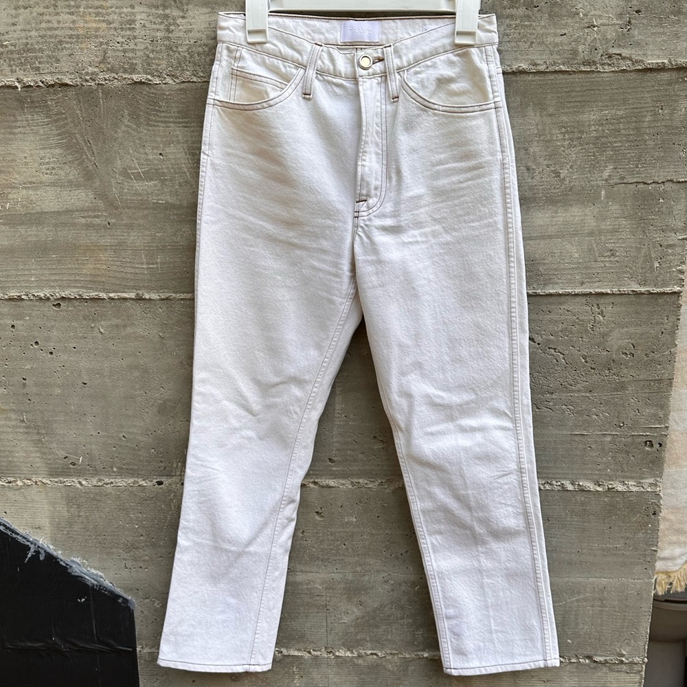 FRAME Le Italien High Waist Ankle Straight Leg Jeans